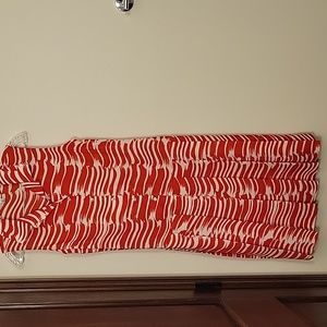 Cabi dress red and white size small midi length